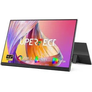 Portable Monitor, 15.6" 125% sRGB 1080P Ultra-Slim Travel Monitor USB C HDMI Plug & Play IPS Gaming Monitor Built-in Stand Dual Speakers External Screen for Laptop Phone Game Console Portable Monitor, 15.6" 125% sRGB 1080P Ultra-Slim Travel Monitor USB C HDMI Plug & Play IPS Gaming Monitor Built-in Stand Dual Speakers External Screen for Laptop Phone Game Console