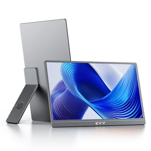 Portable Monitor for Laptop, Travel Monitor with Stand Support Two Mode 15.6'' Laptop Screen Extender Ultra Slim, Laptop Display w/Dual Speakers, Travel Screen Extender for PC Phone Xbox PS Switch Portable Monitor for Laptop, Travel Monitor with Stand Support Two Mode 15.6'' Laptop Screen Extender Ultra Slim, Laptop Display w/Dual Speakers, Travel Screen Extender for PC Phone Xbox PS Switch