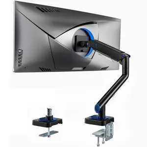 Monitor Arm for 17-49 Inch, Ultrawide Single Monitor Mount Holds up to 44lbs, Heavy Duty Mechanical Spring Monitor Stand Adjustable Arms, 75/100 VESA Mount with Clamp/Grommet Base, Black Monitor Arm for 17-49 Inch, Ultrawide Single Monitor Mount Holds up to 44lbs, Heavy Duty Mechanical Spring Monitor Stand Adjustable Arms, 75/100 VESA Mount with Clamp/Grommet Base, Black