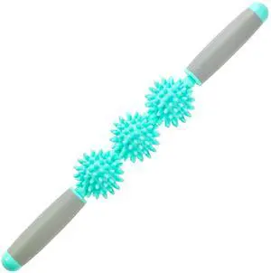 Fascia Muscle Roller - Cellulite Massager - Fascia Roller for Cellulite and Sore Muscles - Neck, Leg, Back, Body Deep Tissue Massage Stick Tools - 3 Balls Size Version Fascia Muscle Roller - Cellulite Massager - Fascia Roller for Cellulite and Sore Muscles - Neck, Leg, Back, Body Deep Tissue Massage Stick Tools - 3 Balls Size Version