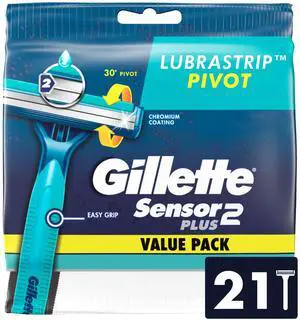 Sensor2 Plus Pivot Men's Disposable Razor, 21 Razors Sensor2 Plus Pivot Men's Disposable Razor, 21 Razors