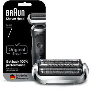 Series 7 Electric Shaver Replacement Head, Easily Attach Your Shaver Head for a Shave as efficient as Day one, Compatible with New Generation Series 7 Shavers, 74S, Silver Series 7 Electric Shaver Replacement Head, Easily Attach Your Shaver Head for a Shave as efficient as Day one, Compatible with New Generation Series 7 Shavers, 74S, Silver