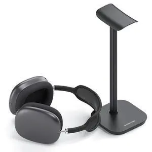 Headphone Stand, Desktop Headset Holder Heavy Base Desk Earphone Stand Aluminum Gaming Headset Hanger Rack for AirPods Max, AirPods, AirPods Pro, Sony, Beats, Bose, Razer and More(Black) Headphone Stand, Desktop Headset Holder Heavy Base Desk Earphone Stand Aluminum Gaming Headset Hanger Rack for AirPods Max, AirPods, AirPods Pro, Sony, Beats, Bose, Razer and More(Black)