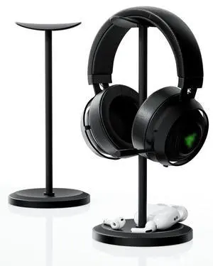Headphone Stand, Desktop Headset Holder, Black Headphone Stand, Desktop Headset Holder, Black