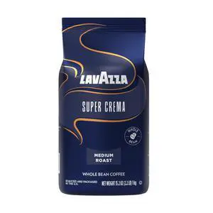 Super Crema Whole Bean Coffee, Medium Espresso Roast, Arabica and Robusta Blend, 2.2 lb Bag, Package May Vary (Pack of 1) Super Crema Whole Bean Coffee, Medium Espresso Roast, Arabica and Robusta Blend, 2.2 lb Bag, Package May Vary (Pack of 1)