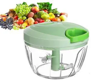 Vegetable Chopper Manual Food Chopper with Container, Hand Pull String Veggie Cutter for Salad Garlic Nut Onion Vegetable Chopper Manual Food Chopper with Container, Hand Pull String Veggie Cutter for Salad Garlic Nut Onion