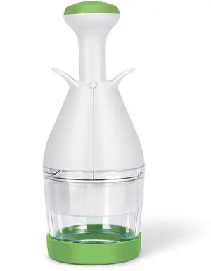 Vegetable Chopper, Manual Food Chopper for Onion, Garlic, Nuts and Veggies, Hand-Powered Vegetable Cutter, Dishwasher Safe, Stainless Steel Blades Vegetable Chopper, Manual Food Chopper for Onion, Garlic, Nuts and Veggies, Hand-Powered Vegetable Cutter, Dishwasher Safe, Stainless Steel Blades