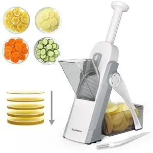 Safe Mandoline Slicer for Kitchen, Potato Slicer for Chips, Vegetable & Food Cutter,Thickness Adjustable 0.1-8 mm, Kitchen Faster Slice Artifact (Only Slicer) Safe Mandoline Slicer for Kitchen, Potato Slicer for Chips, Vegetable & Food Cutter,Thickness Adjustable 0.1-8 mm, Kitchen Faster Slice Artifact (Only Slicer)