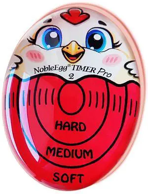 Egg Timer Pro2 Perfect Soft Hard Boiled Eggs Cooker Kitchen Gadget Red, Certified Egg Timer Pro2 Perfect Soft Hard Boiled Eggs Cooker Kitchen Gadget Red, Certified