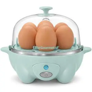 Easy Electric 7 Egg Capacity Soft, Medium, Hard-Boiled Cooker Poacher, Scrambled, Omelet Maker with Auto Shut-Off and Buzzer, BPA Free Easy Electric 7 Egg Capacity Soft, Medium, Hard-Boiled Cooker Poacher, Scrambled, Omelet Maker with Auto Shut-Off and Buzzer, BPA Free