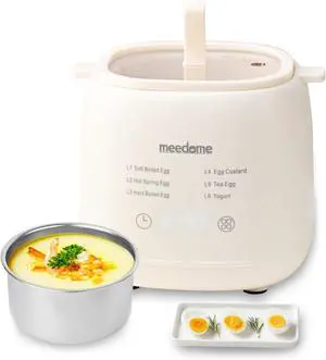 Electric Egg Cooker 6-in-1 with Auto Shut Off, Egg Steamer for Soft/Hard Boiled Eggs, Onsen Tamago, Tea Eggs, Custard, Yogurt Maker (BPA-Free Stainless Steel, Compact for Dorm/Keto Kitchen) Electric Egg Cooker 6-in-1 with Auto Shut Off, Egg Steamer for Soft/Hard Boiled Eggs, Onsen Tamago, Tea Eggs, Custard, Yogurt Maker (BPA-Free Stainless Steel, Compact for Dorm/Keto Kitchen)