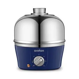 9-Egg 304 Stainless Steel Egg Cooker Steam & Boil Eggs with Timer, Automatic Shut-Off & 3 Cooking Modes (Blue)(Hard/Medium/Soft) 9-Egg 304 Stainless Steel Egg Cooker Steam & Boil Eggs with Timer, Automatic Shut-Off & 3 Cooking Modes (Blue)(Hard/Medium/Soft)