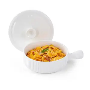 Ceramic Microwave Egg Cooker, Scrambled Egg Maker, White Ceramic Microwave Egg Cooker, Scrambled Egg Maker, White