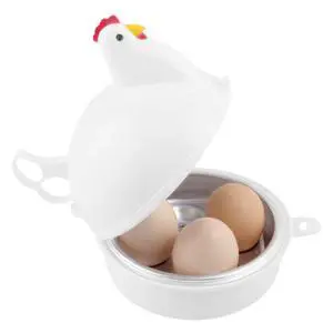 Chicken Shaped Microwave Egg Boiler, Microwave Eggs Poacher, Cooker Boiler Steamer Gadgets for Hard Boiled Egg, Poacher Boiler Cooker for Home Kitchen Restaurants Chicken Shaped Microwave Egg Boiler, Microwave Eggs Poacher, Cooker Boiler Steamer Gadgets for Hard Boiled Egg, Poacher Boiler Cooker for Home Kitchen Restaurants