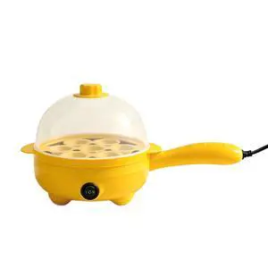 Boiled Egg Cooker 450W,Hard Boiled Eggs Cooker Electric 7 Egg Capacity,Plastic,Auto Power Off with Measuring Cup,Compact,Easy for Kitchen,Travel,Yellow (Yellow) Boiled Egg Cooker 450W,Hard Boiled Eggs Cooker Electric 7 Egg Capacity,Plastic,Auto Power Off with Measuring Cup,Compact,Easy for Kitchen,Travel,Yellow (Yellow)