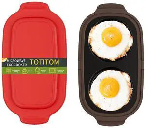 Microwave Egg Cooker Microwave Egg Fryer, Omelette Maker for 2 Eggs, Non-Stick, Quick & Easy Egg Cooker for Breakfast, BPA-Free, Dishwasher Safe, Portable for Dorms, Offices, and Travel Microwave Egg Cooker Microwave Egg Fryer, Omelette Maker for 2 Eggs, Non-Stick, Quick & Easy Egg Cooker for Breakfast, BPA-Free, Dishwasher Safe, Portable for Dorms, Offices, and Travel