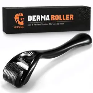 Microneedle Derma Roller for Hair Beard Face Skin 0.25mm Beard Roller Microneedling Roller, Microneedle Roller 0.25mm for Men Women Home Use Microneedle Derma Roller for Hair Beard Face Skin 0.25mm Beard Roller Microneedling Roller, Microneedle Roller 0.25mm for Men Women Home Use