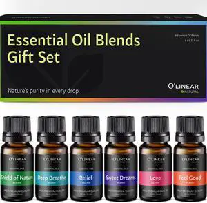 Essential Oils 6 Blends Set - Perfect for Humidifiers and Diffusers, Aromatherapy Diffuser Oils Scents, Essential Oil Kit for Home Use, Essential Oil Pack with Various Scents Essential Oils 6 Blends Set - Perfect for Humidifiers and Diffusers, Aromatherapy Diffuser Oils Scents, Essential Oil Kit for Home Use, Essential Oil Pack with Various Scents