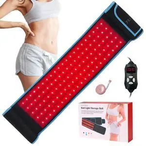 Red Light Therapy, Infrared Light Therapy for Body Waist Back Shoulder Leg Knee Muscle Relief, LED 3 Chips in 1 660nm 850nm Wearable Large Red Light Belt with Timer Remote, Ideal Gift for Woman Man Red Light Therapy, Infrared Light Therapy for Body Waist Back Shoulder Leg Knee Muscle Relief, LED 3 Chips in 1 660nm 850nm Wearable Large Red Light Belt with Timer Remote, Ideal Gift for Woman Man