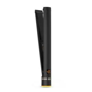 Black Gold Ionic 1 1/4 Inch Flat Iron, Use as Straightener for Sleek Straight Hair or Use Rounded Edges for Shiny Curls and Waves, Stylist-Preferred Black Gold Ionic 1 1/4 Inch Flat Iron, Use as Straightener for Sleek Straight Hair or Use Rounded Edges for Shiny Curls and Waves, Stylist-Preferred