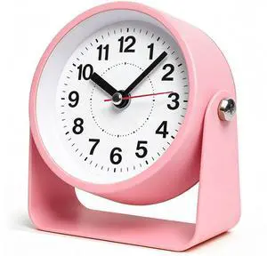3.5" Analog Alarm Clock, Small Retro Desk Clock Battery Operated, Silent Metal Table Clock with Light for Living Room Decor,Bedroom,Bedside,Shelf, Adjustable Angle Snooze Clock for Adults Elderly 3.5" Analog Alarm Clock, Small Retro Desk Clock Battery Operated, Silent Metal Table Clock with Light for Living Room Decor,Bedroom,Bedside,Shelf, Adjustable Angle Snooze Clock for Adults Elderly