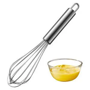 Stainless Steel Whisk (8.4 inches, Silver) Stainless Steel Whisk (8.4 inches, Silver)