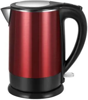 Electric Kettles Stainless Steel for Boiling Water, Double Wall Hot Water Boiler Heater, Cool Touch Teapot, Auto Shut-Off & Boil-Dry Protection, 120V/1200W, 1.7 Liter, 2 Year Warranty (wine red) Electric Kettles Stainless Steel for Boiling Water, Double Wall Hot Water Boiler Heater, Cool Touch Teapot, Auto Shut-Off & Boil-Dry Protection, 120V/1200W, 1.7 Liter, 2 Year Warranty (wine red)