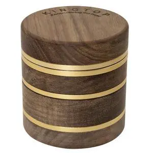 2.5" Grinder Manual Spice Grinder, Walnut Wood & Aluminum Mill 2.5" Grinder Manual Spice Grinder, Walnut Wood & Aluminum Mill