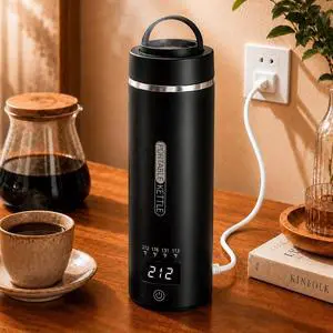 Travel Kettle, Portable Electric Kettle with 4 Temperature Controls, 304 Stainless Steel with Auto Shut-off, Black(120V) Travel Kettle, Portable Electric Kettle with 4 Temperature Controls, 304 Stainless Steel with Auto Shut-off, Black(120V)