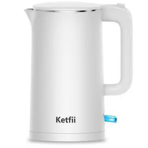 Electric Kettle 1.7L, Seamless Inner Pot, Double-Walled Design, BPA-Free, Tea, Coffee & Hot Water Boiler, Dual-Angle Lid Opening, Auto Shut-Off & Boil-Dry Protection, 304 Stainless Steel, 1000W Electric Kettle 1.7L, Seamless Inner Pot, Double-Walled Design, BPA-Free, Tea, Coffee & Hot Water Boiler, Dual-Angle Lid Opening, Auto Shut-Off & Boil-Dry Protection, 304 Stainless Steel, 1000W