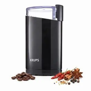 Precision Electric Coffee Grinders, 3 oz Capacity, 200W Motor, Stainless Steel Blades for Uniform Grinding of Beans, Herb and Nuts, Coffee and Spice Grinder Electric, (Black) Precision Electric Coffee Grinders, 3 oz Capacity, 200W Motor, Stainless Steel Blades for Uniform Grinding of Beans, Herb and Nuts, Coffee and Spice Grinder Electric, (Black)