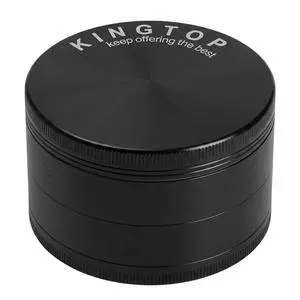 Grinder, Large 3" Zinc Alloy Spice Grinder (Black) Grinder, Large 3" Zinc Alloy Spice Grinder (Black)