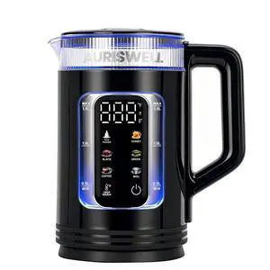 Electric Kettle with Temperature Control, Smart Glass Water Boiler for Tea, Coffee & Boiling, Automatic Shut-Off, 12-Hour Keep Warm & 6 Presets with One-Touch Electric Kettle with Temperature Control, Smart Glass Water Boiler for Tea, Coffee & Boiling, Automatic Shut-Off, 12-Hour Keep Warm & 6 Presets with One-Touch