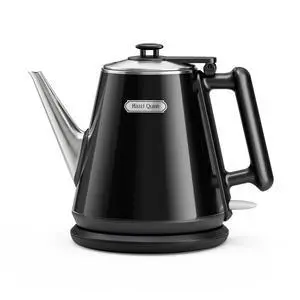 Electric Kettle - 1L/34oz Small Tea Kettle, 800W Fast Boil, All 304 Stainless Steel Interior, Double Wall for Cool Touch and Thermal, Auto Shut-Off, BPA-Free, Cordless - Jet Black Electric Kettle - 1L/34oz Small Tea Kettle, 800W Fast Boil, All 304 Stainless Steel Interior, Double Wall for Cool Touch and Thermal, Auto Shut-Off, BPA-Free, Cordless - Jet Black