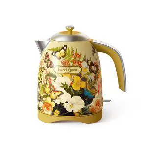 X Eduardo Recife Collaboration Electric Kettle - 1.7 Liters (57oz) Stainless Steel Water Kettle, BPA-Free Interior, 1200W Fast Boiling, Cordless, Automatic Shut Off - Floral Printed X Eduardo Recife Collaboration Electric Kettle - 1.7 Liters (57oz) Stainless Steel Water Kettle, BPA-Free Interior, 1200W Fast Boiling, Cordless, Automatic Shut Off - Floral Printed