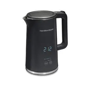 Digital Temperature Control Electric Tea Kettle, Hot Water Boiler & Heater 1.7L, 5 Preset Modes + Keep Warm, Fast Boil 1500 Watts, BPA Free, Cool-Touch Exterior, Black (41033) Digital Temperature Control Electric Tea Kettle, Hot Water Boiler & Heater 1.7L, 5 Preset Modes + Keep Warm, Fast Boil 1500 Watts, BPA Free, Cool-Touch Exterior, Black (41033)