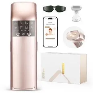 IPL Laser Hair Removal for Women and Men, 37°F Ice Cooling & Auto Flashing, Safe Skin Sensor for Nearly Painless, Hair Removal Device At-Home Use for Coarse Hair, Face, Body, Bikini, Holiday Gifts IPL Laser Hair Removal for Women and Men, 37°F Ice Cooling & Auto Flashing, Safe Skin Sensor for Nearly Painless, Hair Removal Device At-Home Use for Coarse Hair, Face, Body, Bikini, Holiday Gifts