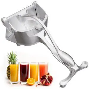 Manual Juicer Hand Press, 0.6 L, Ergonomic Handle, Aluminum Alloy Manual Juicer Hand Press, 0.6 L, Ergonomic Handle, Aluminum Alloy