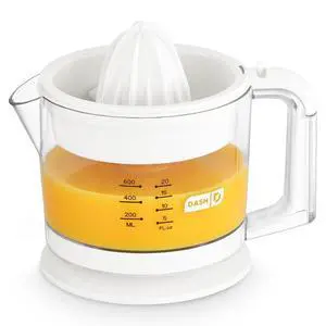 Dual Electric Citrus Juicer Machine - Orange Juicer and Lemon Squeezer with Auto-Reversing Reamer, Adjustable Pulp Control, Mess-Free Spout, 20 oz Juice Container-Lime Squeezer for Home-White Dual Electric Citrus Juicer Machine - Orange Juicer and Lemon Squeezer with Auto-Reversing Reamer, Adjustable Pulp Control, Mess-Free Spout, 20 oz Juice Container-Lime Squeezer for Home-White
