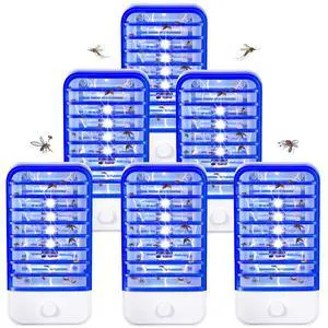 2026 Bug Zapper Indoor Plug in Mosquito Zapper Indoor,Fruit Fly Zapper Insect Killer with 365nm Blue Light,Plug in Gnat Killer for Kitchen&Plant,6Pack Baby Safe Mosquito Killer for Nursery&Bedroom 2026 Bug Zapper Indoor Plug in Mosquito Zapper Indoor,Fruit Fly Zapper Insect Killer with 365nm Blue Light,Plug in Gnat Killer for Kitchen&Plant,6Pack Baby Safe Mosquito Killer for Nursery&Bedroom