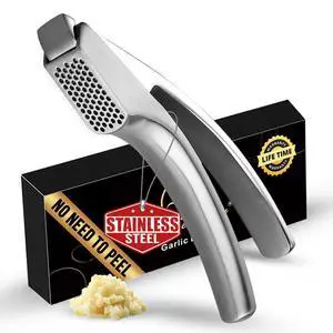 Lifetime Replacement Garlic Press, No Need to Peel, Fine Mince Lifetime Replacement Garlic Press, No Need to Peel, Fine Mince