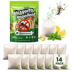 Mosquito Repellent Outdoor Patio, Natural Mosquito Repellent for Yard, Outdoor Mosquito Repellent for Backyard Patio Camping Garages, Covers 120 Sq. Ft, 60 Days Protection, 14 Pack Mosquito Repellent Outdoor Patio, Natural Mosquito Repellent for Yard, Outdoor Mosquito Repellent for Backyard Patio Camping Garages, Covers 120 Sq. Ft, 60 Days Protection, 14 Pack
