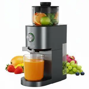 Slow Masticating Cold Press Juicer Machines, High Juice Yield, Self-Feeding with 5.4 Large Chute for Whole Vegetables & Fruits, Reverse Function Slow Masticating Cold Press Juicer Machines, High Juice Yield, Self-Feeding with 5.4 Large Chute for Whole Vegetables & Fruits, Reverse Function