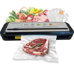 2025 Powerful Vacuum Sealer Machine | Compact Design | One-Touch Automatic | Seal in 10-20 Seconds | Dry, Moist, Wet, and Cold Modes | With 10 Vacuum Bags & Built-in Cutter 2025 Powerful Vacuum Sealer Machine | Compact Design | One-Touch Automatic | Seal in 10-20 Seconds | Dry, Moist, Wet, and Cold Modes | With 10 Vacuum Bags & Built-in Cutter