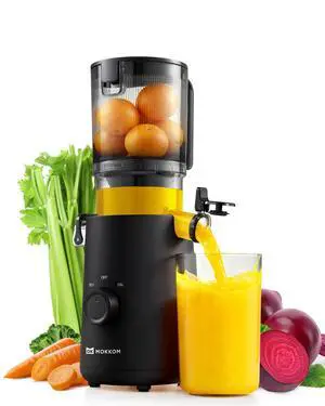 Cold Press Juicer Machine with Large Feed Chute Fit Whole Fruits & Vegetables, 64oz Large Capacity,Slow Masticating Extractor, AC Motor, Easy to Clean, High Yield, BPA-Free Black Cold Press Juicer Machine with Large Feed Chute Fit Whole Fruits & Vegetables, 64oz Large Capacity,Slow Masticating Extractor, AC Motor, Easy to Clean, High Yield, BPA-Free Black