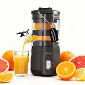 Electric Citrus Juicer, Hand-Free Citrus Juicer Machine with Cleaning Brush, High-Performance Automatic Juice Press for Oranges, Lemons, and Limes, Easy to Clean Electric Citrus Juicer, Hand-Free Citrus Juicer Machine with Cleaning Brush, High-Performance Automatic Juice Press for Oranges, Lemons, and Limes, Easy to Clean