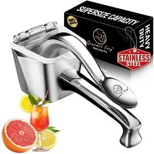 Stainless Steel Lemon Squeezer/Citrus Juicer 5-Year Warranty Stainless Steel Lemon Squeezer/Citrus Juicer 5-Year Warranty