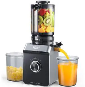 Cold Press Juicer, Masticating Juicer Machines with 5.0"Large Feed Chute Fit Whole Vegetables & Fruits, with Pulp Seperation, 99.6% Juice Purity, Quiet Motor, Easy to Clean,BPA Free Cold Press Juicer, Masticating Juicer Machines with 5.0"Large Feed Chute Fit Whole Vegetables & Fruits, with Pulp Seperation, 99.6% Juice Purity, Quiet Motor, Easy to Clean,BPA Free