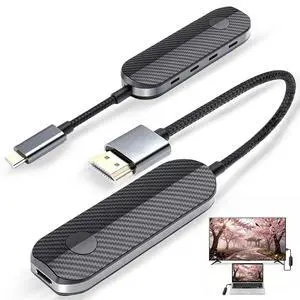 iShare Pro 2026 Wireless HDMI Transmitter and Receiver Kit, 1080P HD Wireless HDMI Kit for iPhone15/16/17 iPad MacBook, HDCP 2.2 for Netflix Disney+, TikTok Viral for Lag-Free Gaming & Home Theater iShare Pro 2026 Wireless HDMI Transmitter and Receiver Kit, 1080P HD Wireless HDMI Kit for iPhone15/16/17 iPad MacBook, HDCP 2.2 for Netflix Disney+, TikTok Viral for Lag-Free Gaming & Home Theater