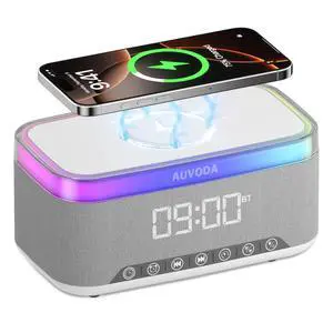 S300 Bluetooth Speaker with Wireless Charging & LED Lights S300 Bluetooth Speaker with Wireless Charging & LED Lights